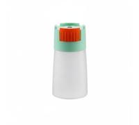 KiBcsLic Dispenser Sale Quantitativo Dosaggio Preciso Dosatore per Sale Corpo Trasparente Portasale Dosatrice per Persone Attente Al Benessere, Verde