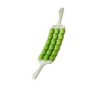 KiBcsLic Dispositivo per Massaggio a 3 File per Gambe E Schiena, Strumento Versatile per Il Sollievo Del Corpo, Verde