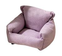 KiBcsLic Divano/Poltrona per Casa delle Bambole, 1:12, Mobili Robusti e ad Alte Prestazioni, Divano in Miniatura, Viola