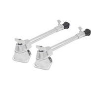 KiBcsLic Drum Stand Legs Gambe Grancassa Staffe Piedini Supporto Regolabile in Lega di Zinco con Altezza E Inclinazione Regolabili Adatto per Adattamento a Set Diversi Musicisti