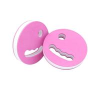 KiBcsLic Due Dischi per Il Fitness in Acqua, Design Leggero, Diametro 16 Cm per La Pratica del Nuoto, Rosa