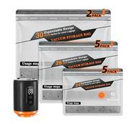 KiBcsLic Electric Air Pump Pompa Elettrica Portatile con Accessori Multipli Funzione Gonfiaggio E Sgonfiaggio Ricarica USB Adatta per Giochi Piscina, Nero