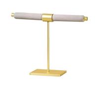 KiBcsLic Espositore per Anelli, espositore per Gioielli, Multifunzionale per Orologi da Polso e Bracciale da banco, Grigio