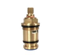 KiBcsLic Faucet Diverter Valvola Deviatrice Cartuccia Miscelatore Inserto Rubinetto Otturatore in Ottone Resistente con Controllo, Valvola Deviatrice In Rame 90°