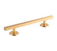 KiBcsLic Fingerboard Rail Obstacle Professional Games Deck/rampa Ottima Aggiunta di novità per Parchi Metallo Versatile Quadrato, Oro