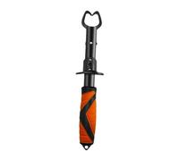 KiBcsLic Fishing Gripper Strumento Pinza Pesca Prendi Pesci Integrata Acciaio Inox Manico Antiscivolo Ergonomico Adatto per Appassionati Pesca Usare in F, Orangina