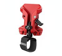 KiBcsLic Fondina per Attrezzi Elettrici Autobloccante Supporto per Trapano da Cintura Portatile Clip Portautensili da Cintura per Elettricisti, Professionisti, Rosso