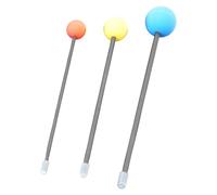 KiBcsLic Frictions Gong Mallet Martello Suono Strumenti Meditazione Accessorio Musicale Realizzato in EVA Confortevole Adatto a Terapisti E Momenti di Rel, 3 Pezzi