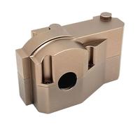 KiBcsLic Gearbox Cover Copertura Differenziale RC Alluminio Accessorio Ricambio Installazione Semplice Resistente Ruggine Adatto per Modellismo Auto Sostituzio, Blu