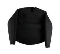 KiBcsLic Gilet Maestro Scherma Divisa Protettiva Tuta Sportiva Giacca Zip Posteriore Materiale Resistente Adatto per Uomini Donne attività Allenamento Schermid, L