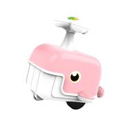 KiBcsLic Giocattolo per Imparare a Guidare con Meccanismo a Pressione, Veicolo Scorrevole, Regalo per Bambini, Rosa