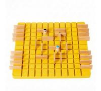 KiBcsLic Gioco da Tavolo con Pareti Mobili E Pedine in Legno Base Quadrata per Pianificazione Tattica per Ragazzi E Ragazze Adatto per Regali E Momenti di Gioco Condiviso, Stile C