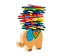 KiBcsLic Gioco di Equilibrio con Base a Forma di Colorato Gioco Equilibrio con As Legno Leggero Giocattolo per Famiglie ,