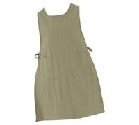 KiBcsLic Grembiule Grande con Pettorina per Bar, Saloni di Bellezza, Manicure, Abbigliamento Da Lavoro, Verde Chiaro