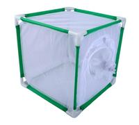 KiBcsLic Habitat per Farfalle Custodia a Rete Terrario Smontabile Gabbia per Insetti con Struttura Stabile E Rete Chiara Adatto per Proteggere Crisalidi in Bal, Verde