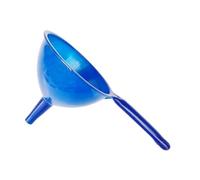 KiBcsLic Imbuto Da Cucina Bocca Grande per Riempire Vino Liquori Materiale Alimentare PP Durevole Adatto a Ristorante Bar Utility Room Casa G, Blu