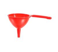 KiBcsLic Imbuto Da Cucina Bocca Grande per Riempire Vino Liquori Materiale Alimentare PP Durevole Adatto a Ristorante Bar Utility Room Casa G, Rosso