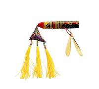 KiBcsLic Jaw Bocca Folk Strumento Musicale Portatile Metallo Suono Morbido Adatto per Principianti Bambini Tempo Libero, 2 Foglie