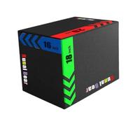 KiBcsLic Jump Box Scatola Salto Plyometrica Allenamento Resistente Agilità Antiscivolo Multifunzione per Allenamento Casa Palestra Fitness 35cmx40cmx50c, Style a