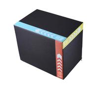 KiBcsLic Jump Box Scatola Salto Plyometrica Allenamento Resistente Agilità Antiscivolo Multifunzione per Allenamento Casa Palestra Fitness 35cmx40cmx50c, Style C