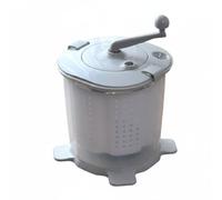KiBcsLic Lavatrice Manuale con Centrifuga Facile da Usare Mini Lavatrice a Manovella Asciugatura Rapida Secchio Pulisce e Asciuga Manuale per Dormitorio