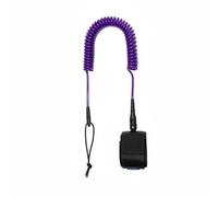 KiBcsLic Leash a Spirale per Paddleboard Durevole Corda Elastica per Paddleboard Confortevole per Surfisti, Mare, Onde, Viola