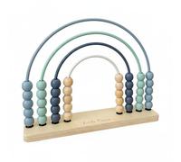 KiBcsLic Legno Sviluppa Il Percezione del Numero Abaco Pedagogico Impara Giocando Pallottoliere in Legno per Studenti, Scuola Scuola Dell'infanzia, Arcobaleno Blu