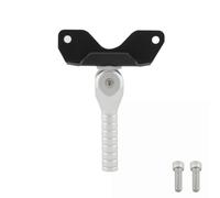 KiBcsLic Leva di Sollevamento Asta di Supporto Pieghevole in Ferro E Alluminio Funzione Anti Caduta Adatta a Assistenza Manutenzione M, Nero Argento