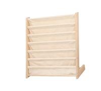 KiBcsLic Libreria per Bambini con Libri Illustrati, Ripiani Multistrato, Espositore per Libri in Età Prescolare, Adatta a Bambini Dai 3 Anni in Su, 60x30x80 cm Bianco