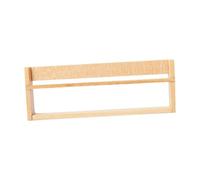 KiBcsLic Libreria per Casa delle Bambole Accessorio in Scaffalatura Giocattolo Decorazione in Legno Arredamento di Simulazione Robusto Adatta per Allest, Style a Long