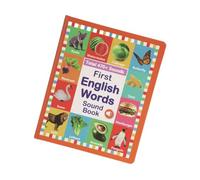 KiBcsLic Libro Sonoro con Le Prime Parole in Inglese, Giocattolo per Bambini, Audiolibro Interattivo per Bambini