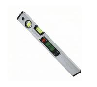 KiBcsLic Livello Elettronica | Angolare Assoluta e Relativa, Alta Precisione, livello Magnetica, per Edilizia, Falegnameria, Officina, Argento