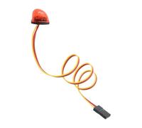 KiBcsLic Luce di Avvertimento a LED Segnalatore Luminoso RC Lampada Rotante Accessorio Stroboscopico Basso Consumo Energetico Adatta per Veicoli di Emergenza, Rosso
