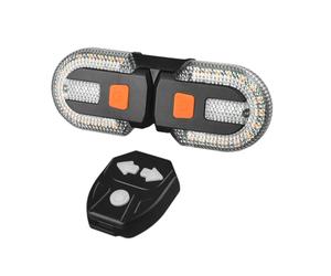 KiBcsLic Luce per Bicicletta, Indicatore di Direzione per Bici, Componenti per Luci Direzionali per Bici, Accessori USB