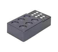 KiBcsLic Macchina Miscelatrice Automatica di Inchiostro E con Ricarica USB per Vernice Smalto Unghie Design Portatile E Silenzioso Adatto a Salon Cas, Nero