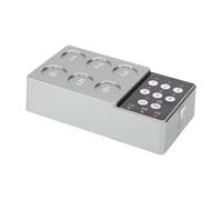 KiBcsLic Macchina Miscelatrice Automatica di Inchiostro E con Ricarica USB per Vernice Smalto Unghie Design Portatile E Silenzioso Adatto a Salon Cas, Grigio