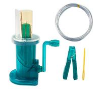 KiBcsLic Macchina per Maglieria a Mano, Strumento di Cucito Domestico, PP Fai da Te per Sciarpe, Bottoni, Nodi, Braccialetti, Verde
