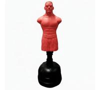 KiBcsLic Manichino da Pugilato Autoportante Base Stabile Sacco da Pugilato a Forma Umana Resistente Agli Impatti Manichino a Forma di Uomo per Adulti, Pugili, Rosso, 173CM