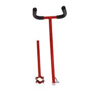 KiBcsLic Maniglia di Spinta Estensione Manubrio Universale Manubrio Regolabile Accessorio per Bambini Comoda Impugnatura in Ferro E Spugna Facile Da T, Rosso, Taglia unica bambino