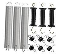 KiBcsLic Maniglia per Cancello Elettrico per Recinzione Isolata da 3 Pezzi per Agricoltura, Frutteti E Bestiame