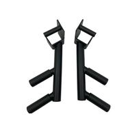 KiBcsLic Maniglie Parallele Angolate Supporti Parallele Resistente Al Sudore Maniglia a D , Adatto Per Tubo Quadrato Da 75mm, Foro Da 18mm