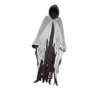 KiBcsLic Mantello di Halloween, Mantello Medievale di Halloween per Uomini e Donne, Stanza di Fuga Unisex, caffè