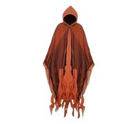 KiBcsLic Mantello di Halloween, Mantello Medievale di Halloween per Uomini e Donne, Stanza di Fuga Unisex, Orangina