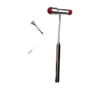 KiBcsLic Martelli Neurologici Portatili per Test Dei Riflessi Del Ginocchio, Rosso