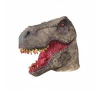 KiBcsLic Maschera Animale in Lattice Traspirante Maschera Testa di Animale per Halloween, Cosplay, Dinosaur Mask A