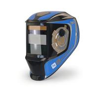 KiBcsLic Maschera Autoscurante Solare Casco da, Maschera Per Saldatura A Colori Veri + Pellicole Protettive 3 Esterne, 2 Interne + Bavaglino In Pelle