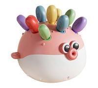 KiBcsLic Matching Game Gioco Forme Colorate Set Educativo Motricità Fine Apprendimento Riconoscimento Forme Materiale Pp Resistente Adatto Bambini Maschi Femmi, Rosa, Taglia unica bambino