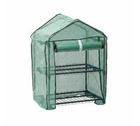 KiBcsLic Mini Serra a 2 Livelli Struttura Stabile Tenda Serra Impermeabile Copertura Trasparente Attrezzatura da Giardino per Terrazzo