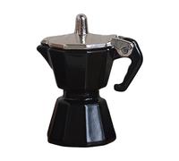 KiBcsLic Miniatura per Casa delle Bambole, Mini Bollitore da caffè in 1:12, Ornamento, Mini Mobili per Casa delle Bambole, Accessori per Feste Vivaci, Mo, Nero