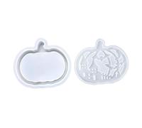 KiBcsLic Modelli Silicone Zucca Stampi Porta Oggetti Resina Adatti per Creazioni Artigianali Uniche Halloween Decorazione Interni, Style C